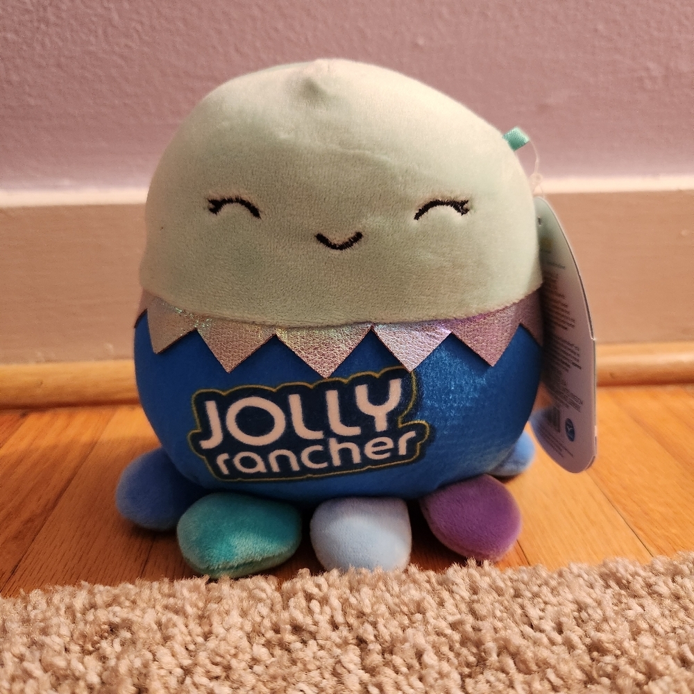Original Squishmallows 5" Olga the Octopus in Jolly Rancher Halloween